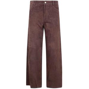 에스막스마라 가죽 팬츠 2619431011600 002 LIGHT BROWN