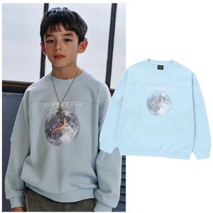 블루테일2 AAA2TS05SB 주니어 남아 여아 스카이블루 맨투맨 티셔츠 고학년 2026년 봄상품