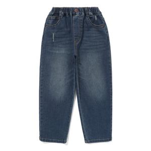 [빈]블루 워싱 데님 배기 팬츠BZ53PT01BU