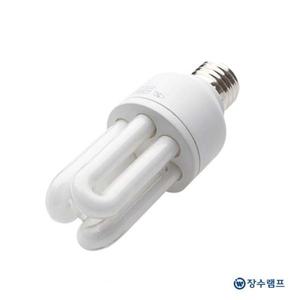 장수램프 삼파장 전구형 형광램프 EL 11W 주광색 욕실전구 화장실전구 현광등전구 형광등30W주백색 전구주광등