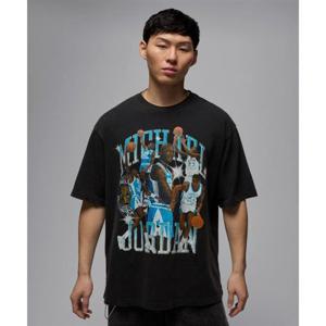 나이키 조던 플라이트 에센셜 그래픽 티셔츠 M - 블랙다크 파우더 블루 HQ8940-010 247539