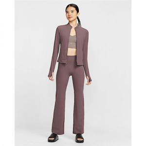 나이키 젠비 여성 하이웨이스트 플레어 노 프론트 심 레깅스 - 타투화이트 II5224-502 273279