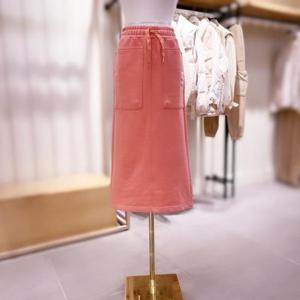 [시에로]SJ4TSF967_S부클 포인트 미디 스커트