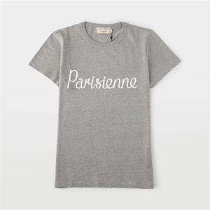 메종키츠네 파리지엥 로고 반팔 티셔츠 AW00101KJ0005 GRM