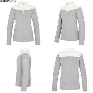 [밀레]밀레티셔츠 여성 겨울 집업 긴팔티셔츠_MXUWT570A1_IC