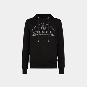 필립플레인 남성 더 스컬 블랙 후드 MJB1995 PJO002N 0201