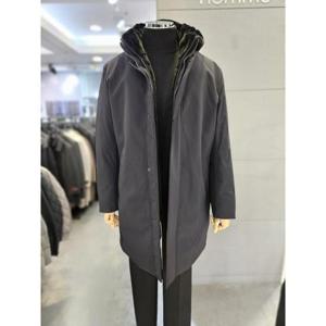 바쏘옴므 세이브존03 바쏘옴므 25F/W 블랙 후드 위즐FUR SIBERIAN 구스 롱 점퍼 WSATZ4UA54A