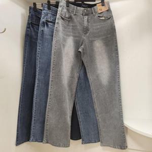 뱅뱅 HC15 뱅뱅 봄 공용 허리인밴드 스판 루즈핏 청바지 NQM182