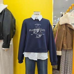 르피타 DP01 플라워 맨투맨 L261UTS206