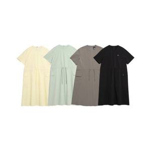 내셔널지오그래픽 N242WOP010 W 아델리 경량 우븐 스트레치 라운드넥 원피스 332223