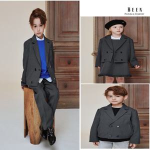 [빈]BA11JK02CG더블 버튼 테일러드 자켓