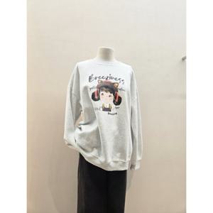 숲  (SC2LT80) 프린트 맨투맨 티셔츠