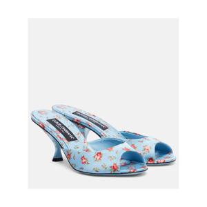 돌체앤가바나 Keira 60 플로럴 새틴 뮬 P01138340