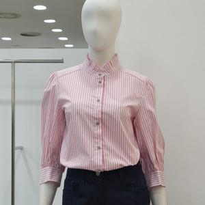 [미니멈]스트라이프 7부소매 블라우스 (MZAAWB2270 LP)_IC