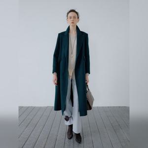 [쥬크]울 블렌드 벨티드 A라인 롱코트 (Z254MSG553)