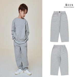 [빈BEEN]BA17PT03GY 그레이 다이마루 배기팬츠