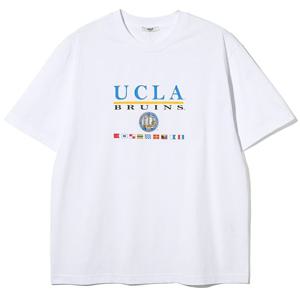 [유씨엘에이]남녀공용2컬러 멀티 플래그 티셔츠[UC3ST20]