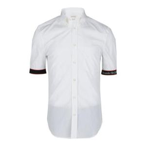 알렉산더 맥퀸 반팔 셔츠 685496 QRN44 9000 10002 15 5 White