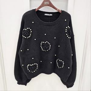 [르니앤맥코이]퍼프소매 루즈핏 니트티 MM11KN500