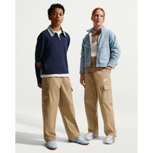 [나이키키즈(플레이키즈)]나이키 클럽 우븐 카고 팬츠 베이지 8-15세 A261PT325P