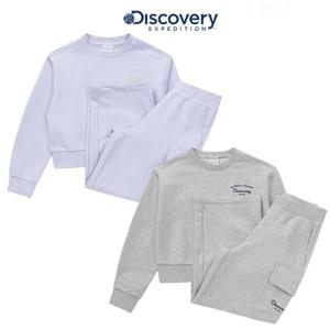 디스커버리키즈 DKAZ14061 여아 로고 맨투맨-팬츠 2SET