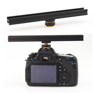 플래시 촬영 카메라 콜드슈 레일 바 마운트 브라켓 모니터 조명 20cm