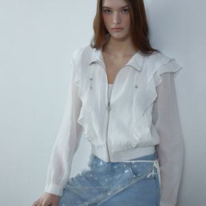 [에고이스트][전략]숏점퍼 러플 포인트 ES2TZ300