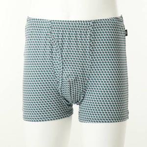 [와코루] 기하학 나염 모티브로 한 프린트 제품 남성롱드로즈 [WMP2452F-GR]