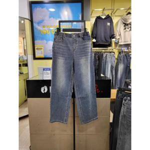 행텐주니어 세이브존06 주니어 오픈밴딩 사이드폴딩 와이드 데님 팬츠 14570-155-403-10