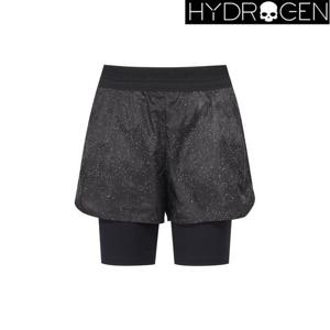 [하이드로겐] 세일 여성 25년 봄 런닝 레깅스 반바지 H21E2PL149 BK