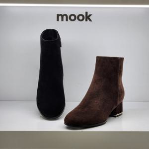 [무크]여성 세련된 스웨이드 앵클부츠 422605 IA IM HGHI2DD