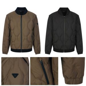 [벤제프][벤제프골프] 남성 아가일 튜브 블루종 다운 BQ5MMDW303