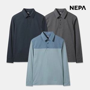 [네파] 26SS 남성 기능성 시타 긴팔 카라 티셔츠 7M15260