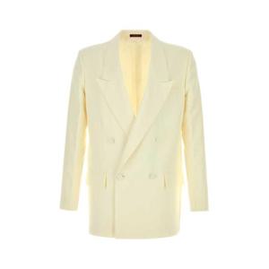 구찌 더블 브레스트 태크니콜 파나마 수트 자켓 851252Z7AYA9001