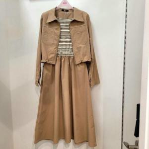 수스 HC07 민소매원피스재킷셋업 S261BOP354