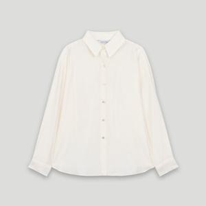 [코데즈컴바인] 사이드 단추 시스루 블라우스 (CLA-BL001W1)