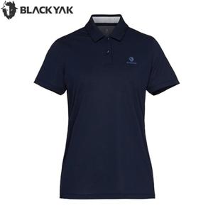 블랙야크 여성 여름 아웃도어 등산 냉감 반팔티셔츠 아이스넥 카라 반팔티 1BYKTMV503VN