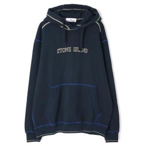 스톤 아일랜드 후드 티셔츠 791560678V0020 NAVY BLUE DOM