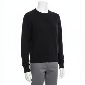 셀린느 헤리티지 캐시미어 크루넥 니트 스웨터 블랙 RY02N317V 38NO