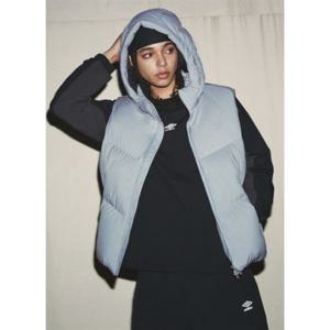 엄브로 UMBRO 액티브 플라이트 후드 다운 베스트 라이트 그레이 UQ421SDVO1 UQ421SDVO1_LGR0 372727