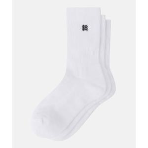 코오롱스포츠 KOLON SPORT 남녀공용 크루 삭스 (3PACK) QELAX25491WHX 369710