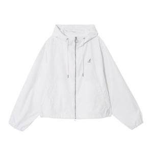 캉골 [] 우먼스 후디드 자켓 8550 화이트 (KREWJK85500) 379993