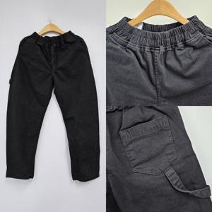 [강물처럼]위쉬몰 LO 블랙면스판배기팬츠156(S857H410) 빅사이즈