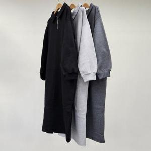 [강물처럼]빅사이즈카라원피스 T372L412 아방집업카라면원피스 E