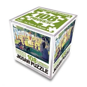 [하비스]직소퍼즐 명화 풍경 미니큐브 그랑즈트섬의 일요일 오후 108피스