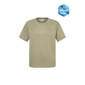 디스커버리반팔티 AQS DXRS7B053-BGS 프레시벤트 오버핏 워싱 스몰로고 반팔티셔츠