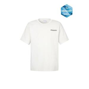 디스커버리반팔티 AQS DXRS8T053-WHS 프레시벤트 워싱 캠핑 핸드드로잉 그래픽 반팔티셔츠