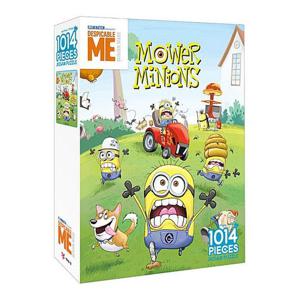 [하비스]직소퍼즐 슈퍼배드 미니언즈 잔디 깎기 소동 1014피스