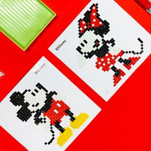 [하비스]DIY 보석십자수 스티커 디즈니 미키 미니 마우스 10x10