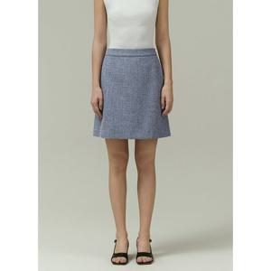 [잇미샤][잇미샤] 멀티블루 트위드 미니스커트 (ITP4WSK65A)_DG_